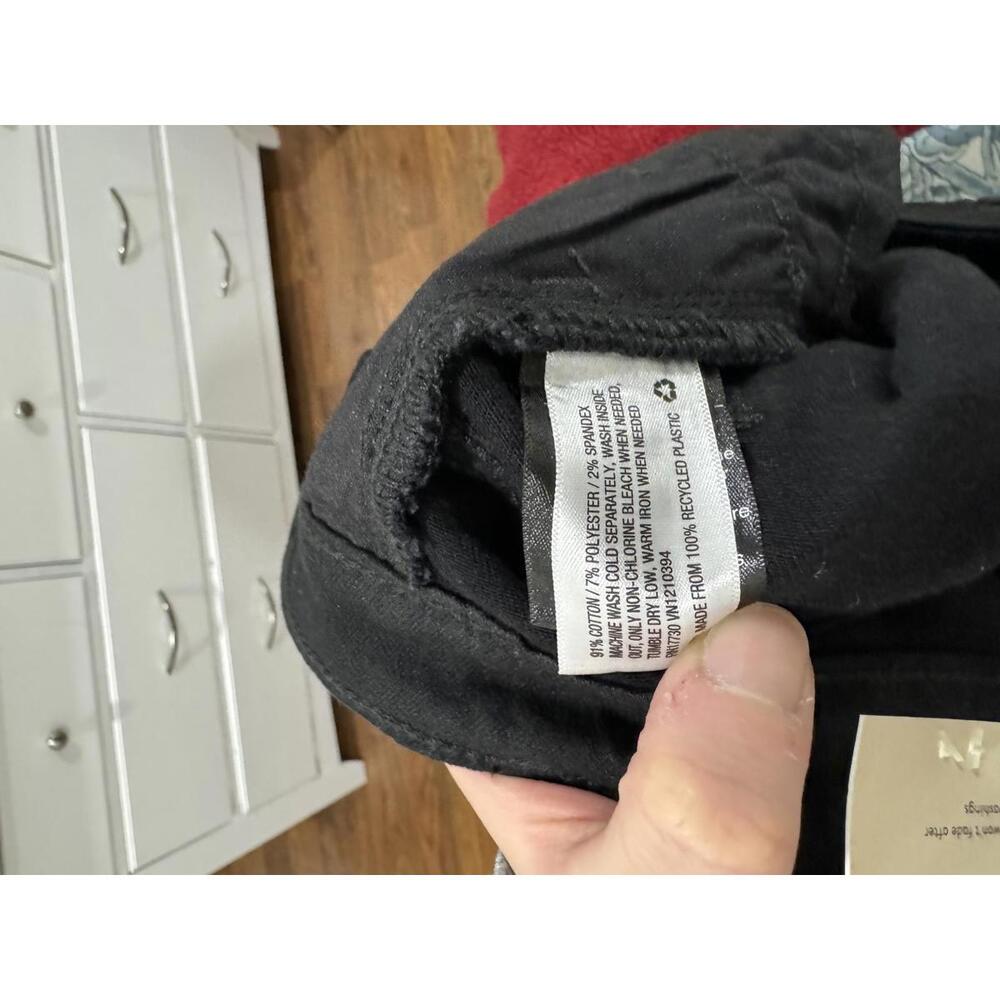 NWT Universal Threads Black High Rise Skinny Denim Jeans- Size 6 short 28w - Picture 6 of 8